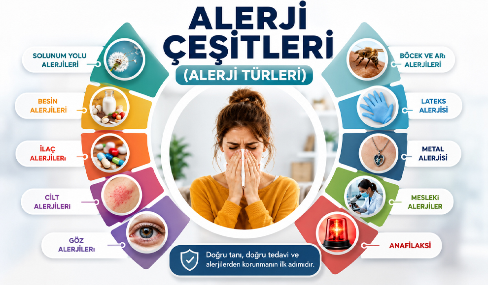 Alerji Çeşitleri (Alerji Türleri)