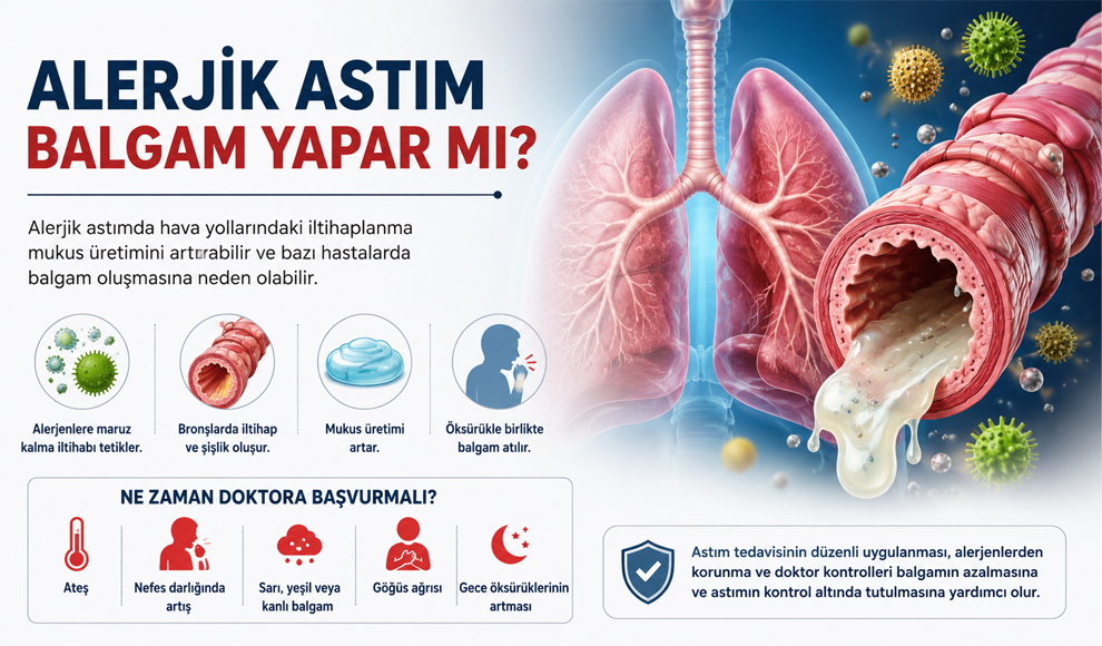 Alerjik Astım Balgam Yapar mı