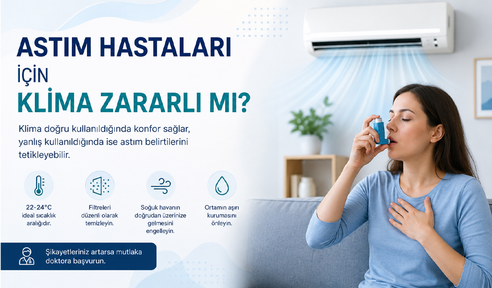 Astım Hastaları İçin Klima Zararlı Mı