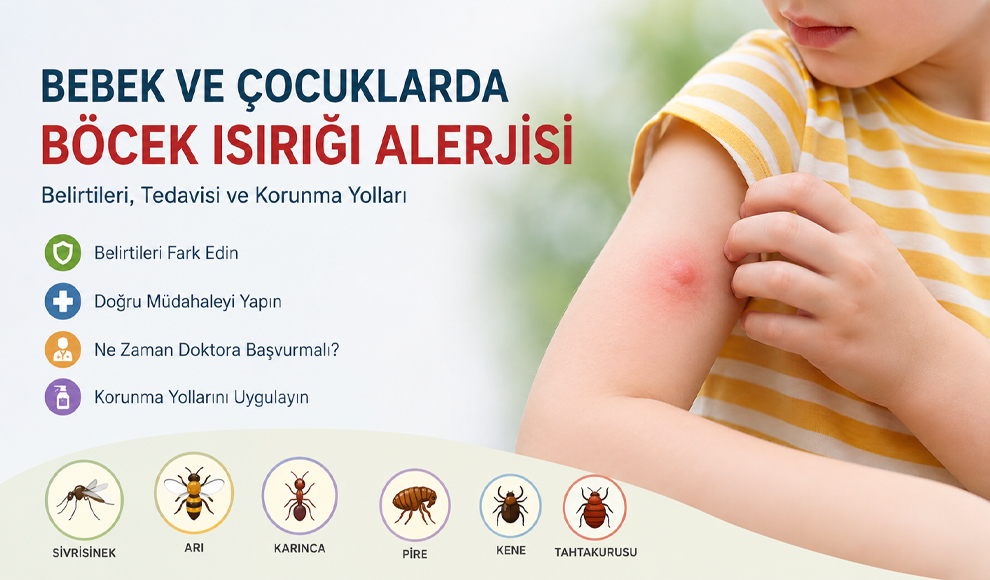 Bebek ve Çocuklarda Böcek Isırığı Alerjisi