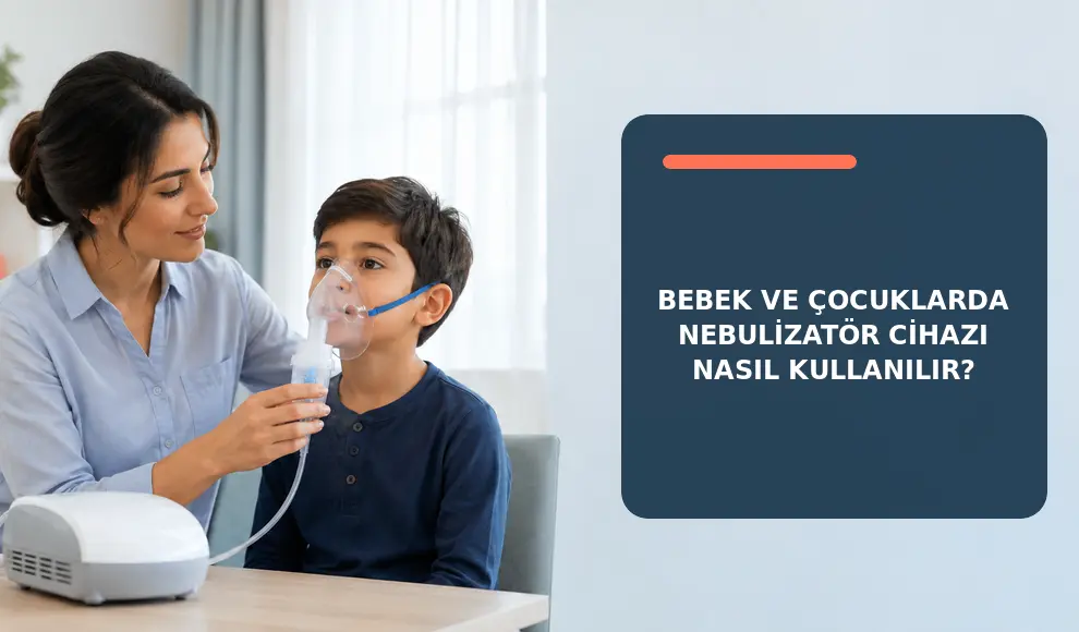Bebek ve Çocuklarda Nebulizatör Cihazı Nasıl Kullanılır