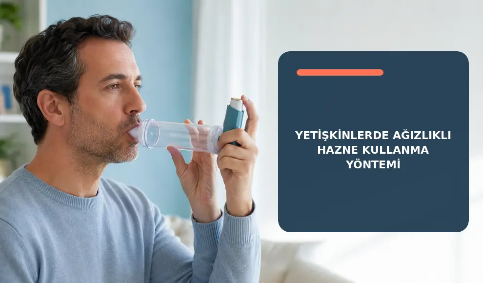 Yetişkinlerde Ağızlıklı Hazne Kullanma Yöntemi